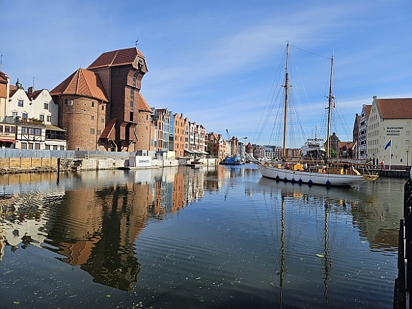 Blick auf die Stadt Danzig