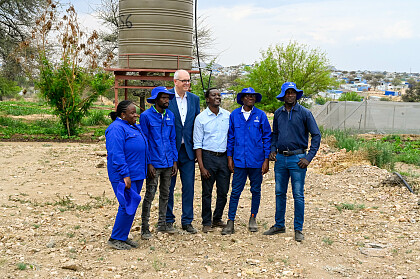 Besuch der Okukuna Farm - ein Gartenprojekt am Rande Windhoeks